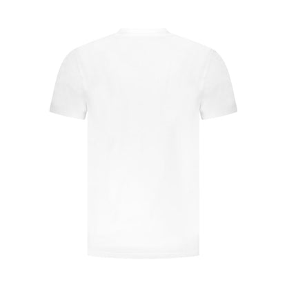 Cavalli Class Bianco Cotton Men T-Shirt