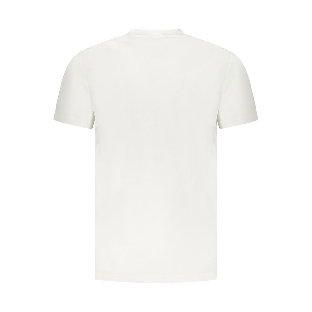 Cavalli Class Bianco Cotton Men T-Shirt