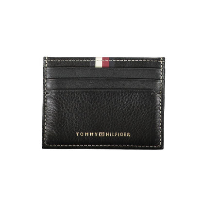 Tommy Hilfiger Nero Leather Mens Wallet Holder