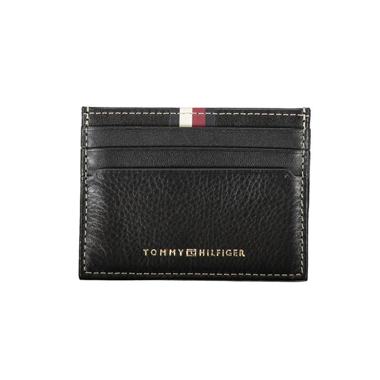Tommy Hilfiger Black Leather Wallet Tommy Hilfiger