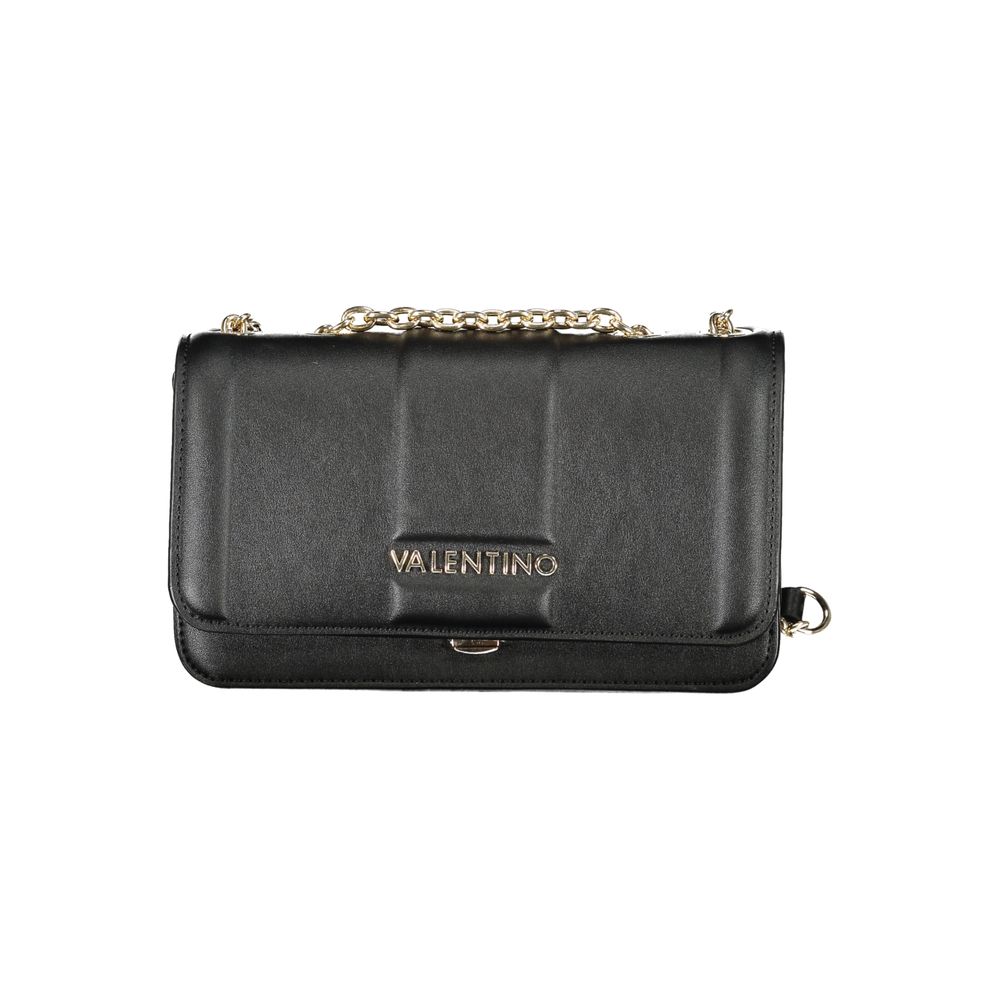 Mario Valentino Black Polyurethane Women Shoulder Bag
