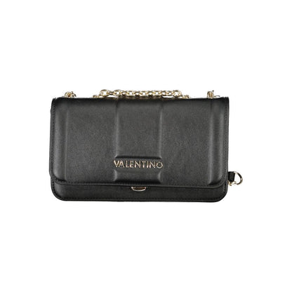 Mario Valentino Black Polyurethane Women Shoulder Bag
