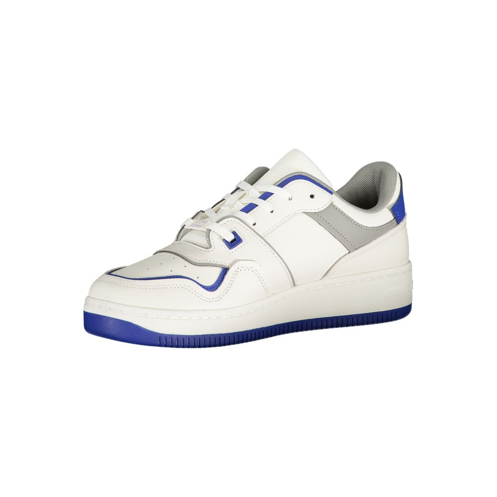 Tommy Hilfiger White Polyester Athletic Sneakers
