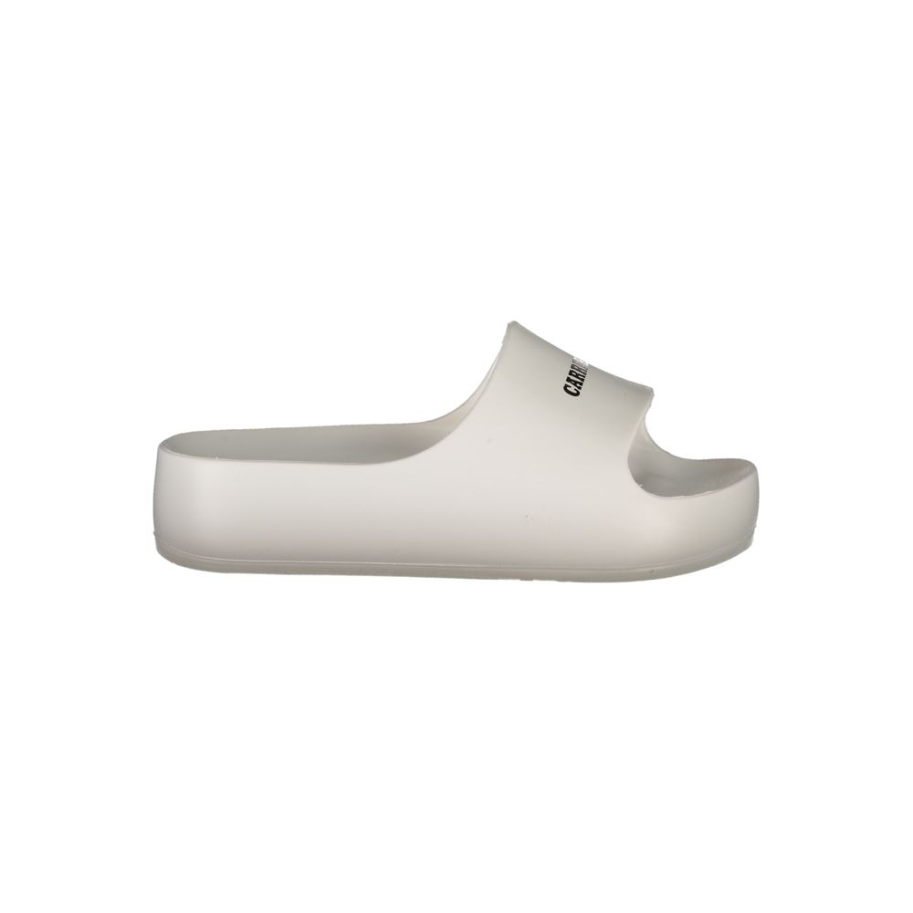 Carrera White Polyethylene Slippers