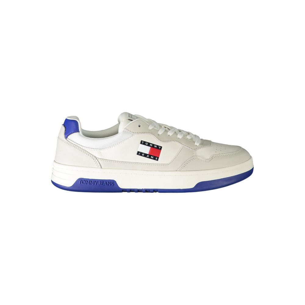 Tommy Hilfiger White Polyester Athletic Sneakers