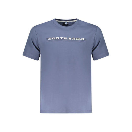 North Sails Blue Cotton Men's T-Shirt