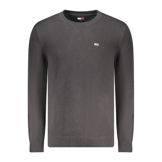 Tommy Hilfiger Black Cotton Men's Sweater