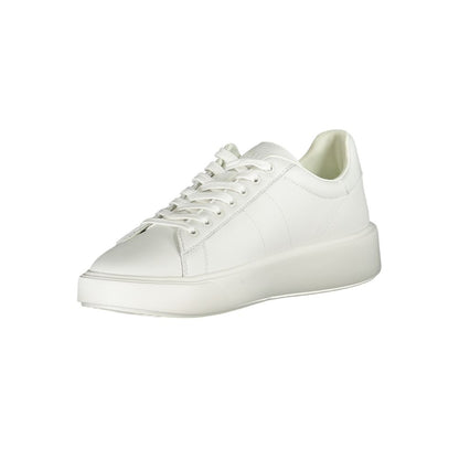 Blauer White Polyurethane Men Sneaker
