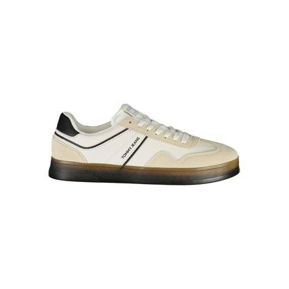 Tommy Hilfiger White Leather Men Sneaker