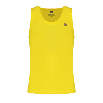 Norway 1963 Yellow Cotton Men's Tank Top