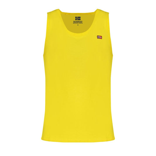Norway 1963 Yellow Cotton Men's Tank Top