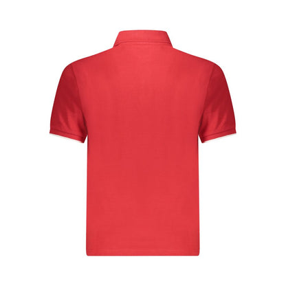 North Sails Red Cotton Men Polo