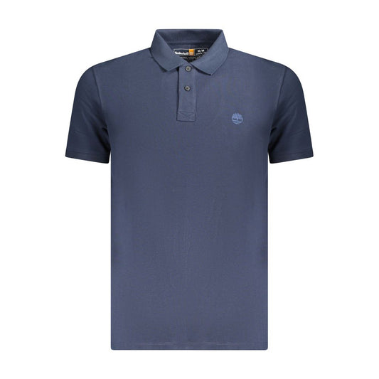 Timberland Blu Cotton Mens Polo