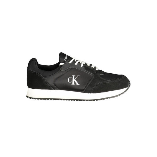 Calvin Klein Black Polyurethane Men's Sneaker