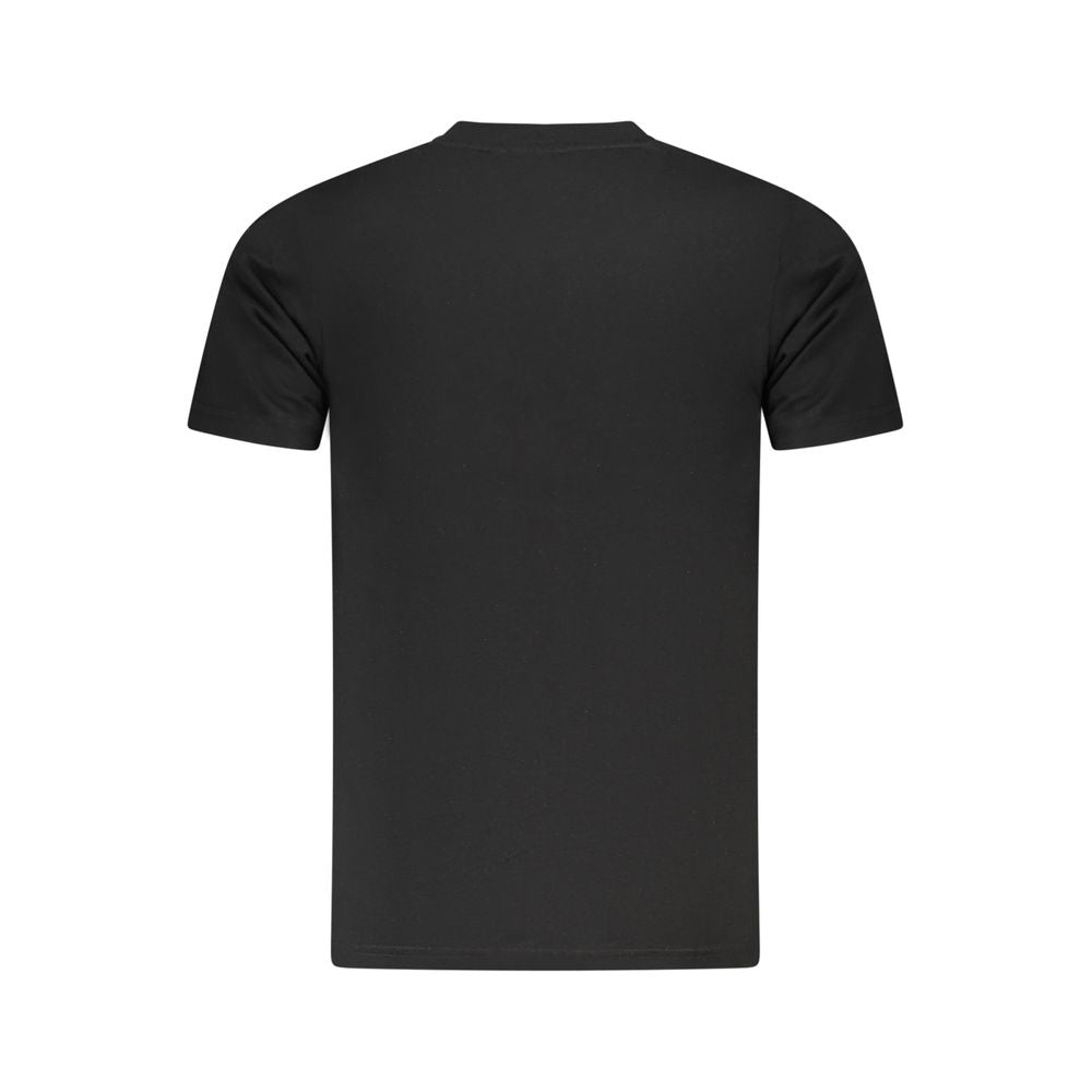 Cavalli Class Nero Cotton Men T-Shirt