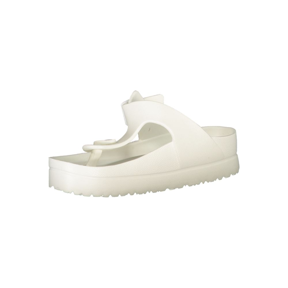 Carrera White Polyethylene Sandals
