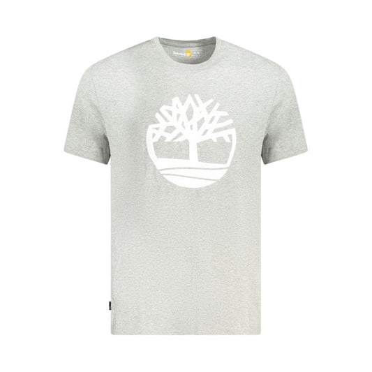 Timberland Grigio Cotton Men T-Shirt