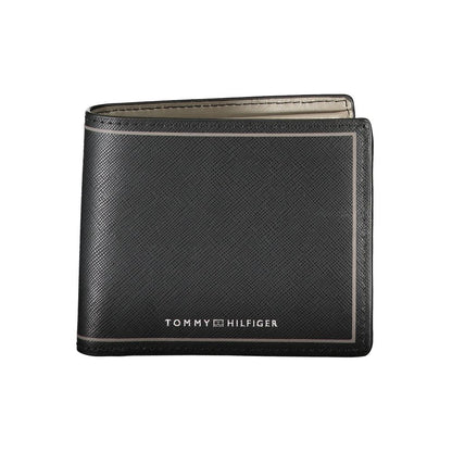 Tommy Hilfiger Black Leather Wallet Tommy Hilfiger