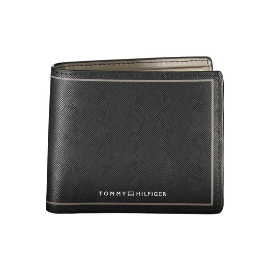 Tommy Hilfiger Black Leather Wallet Tommy Hilfiger