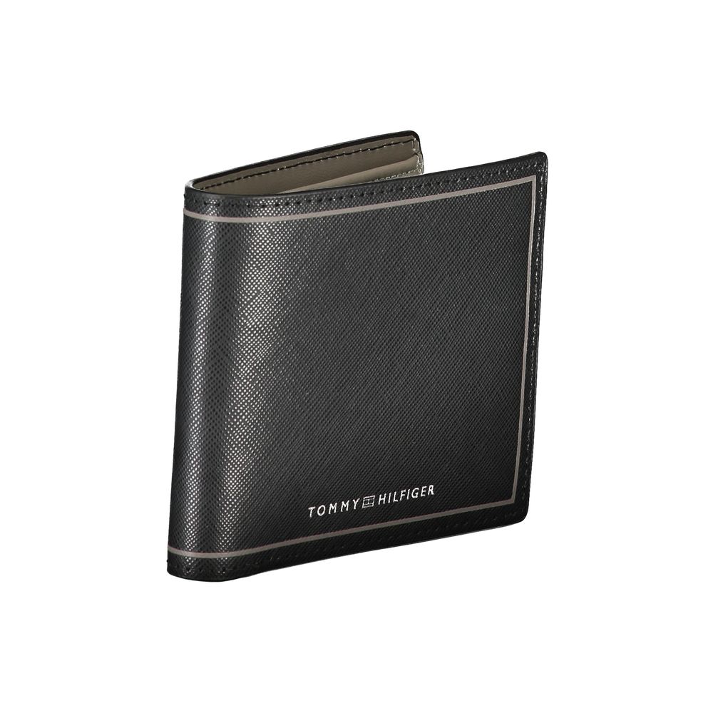 Tommy Hilfiger Black Leather Wallet Tommy Hilfiger