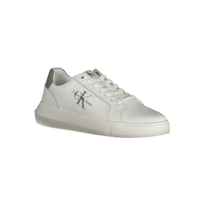 Calvin Klein White Leather Men's Sneaker