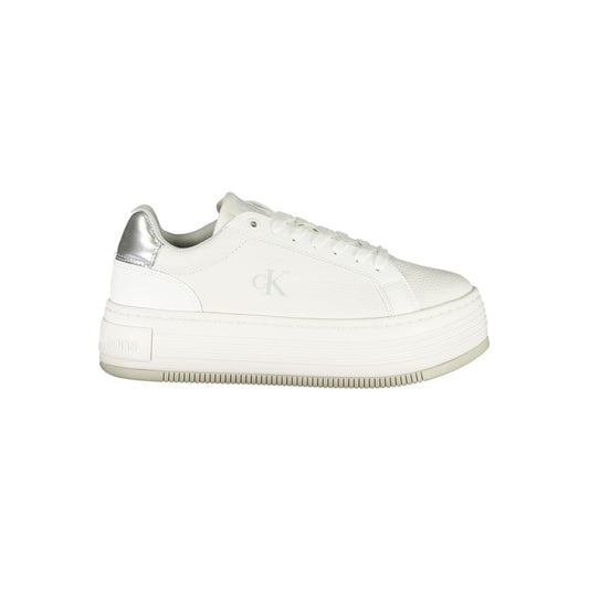 Calvin Klein Bianco Leather Women Sneaker
