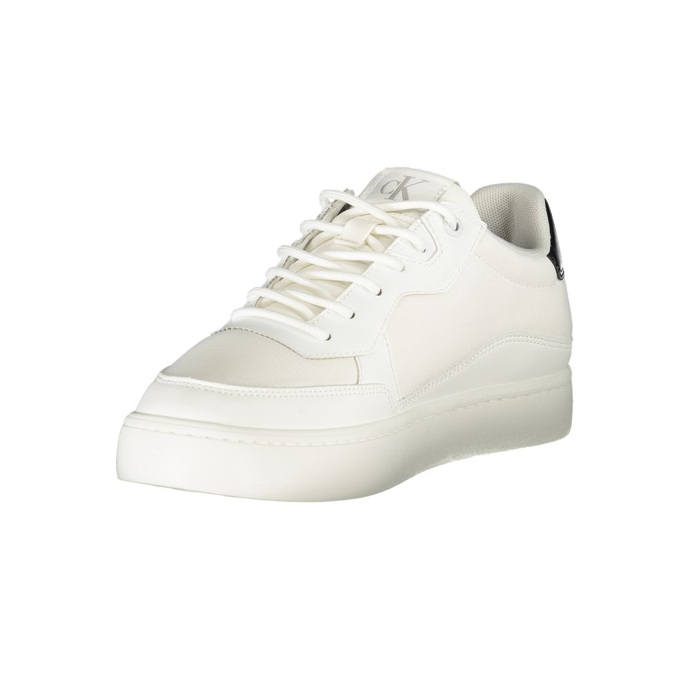 Calvin Klein Bianco Polyurethane Men Sneaker