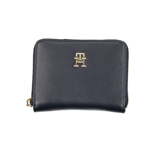Tommy Hilfiger Blue Polyurethane Women Wallet