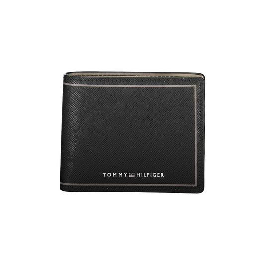 Tommy Hilfiger Black Leather Wallet Tommy Hilfiger