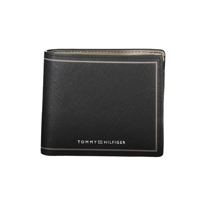 Tommy Hilfiger Black Leather Wallet Tommy Hilfiger