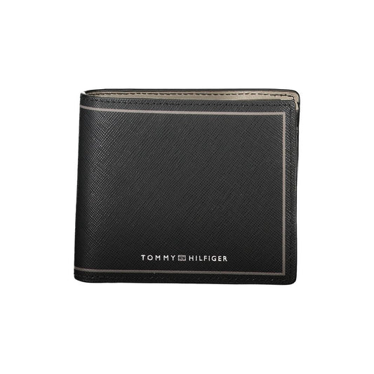 Tommy Hilfiger Black Leather Wallet Tommy Hilfiger
