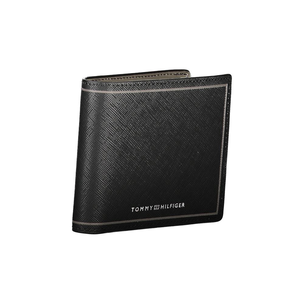 Tommy Hilfiger Black Leather Wallet Tommy Hilfiger