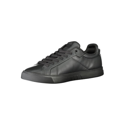 Tommy Hilfiger Black Polyester Athletic Sneakers