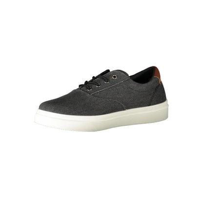 Carrera Black Polyurethane Men Sneaker