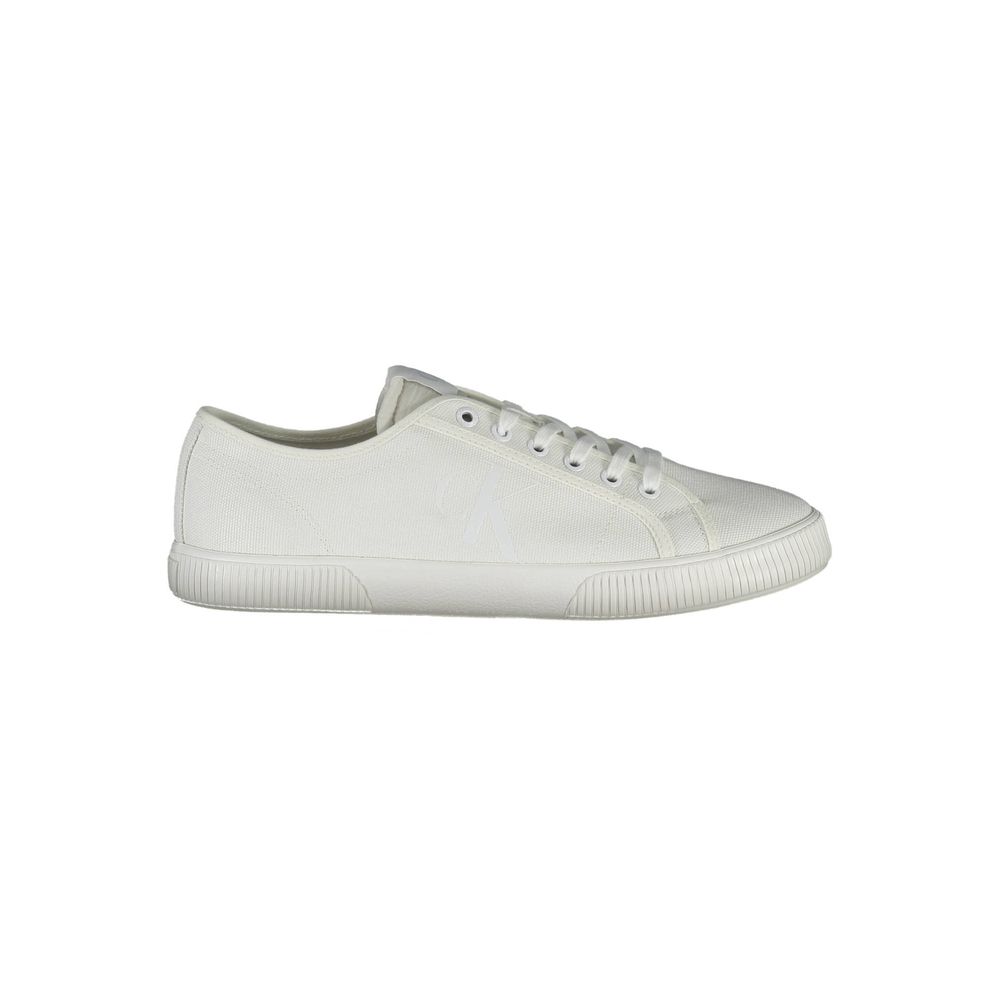 Calvin Klein White Polyester Men Sneaker