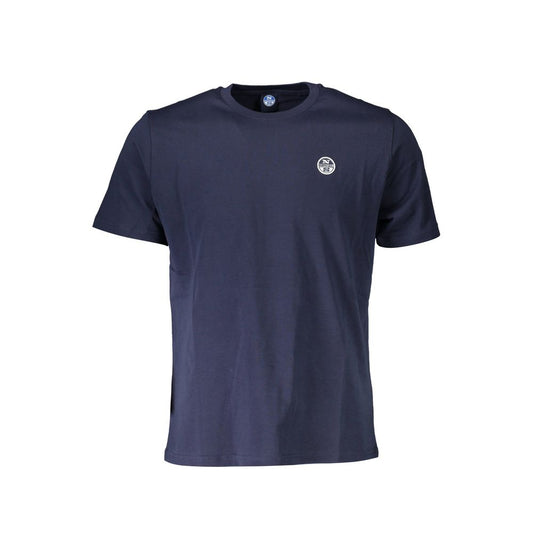 North Sails Blue Cotton Mens T-Shirt