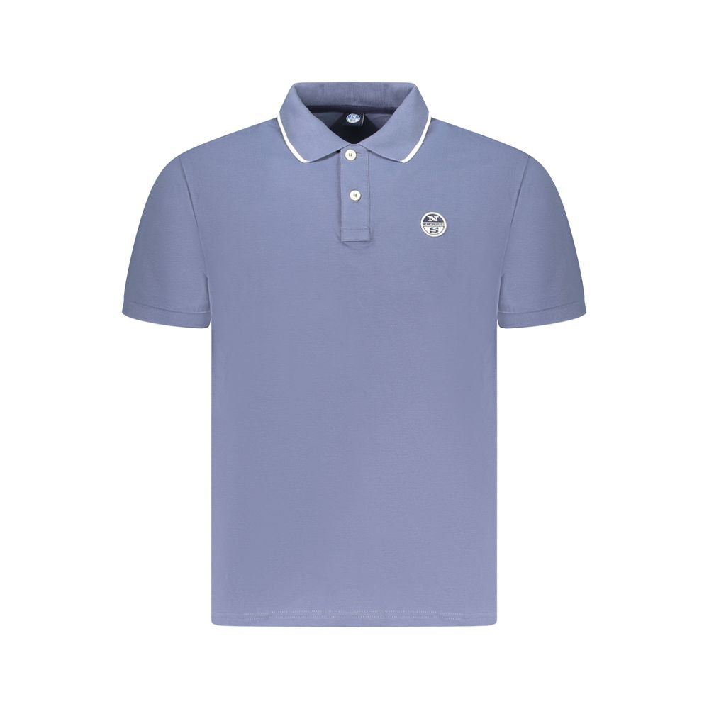 North Sails Blu Cotton Men Polo