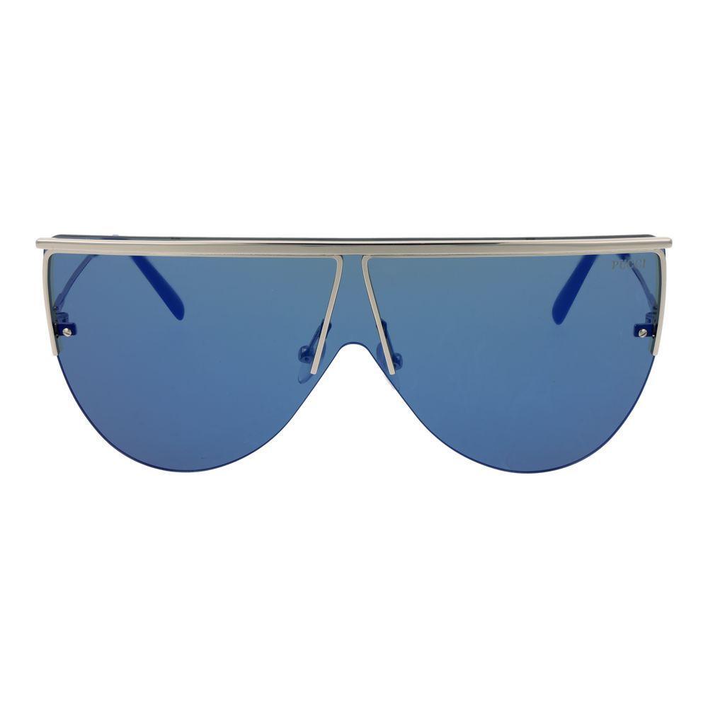 Emilio Pucci Silver Metal Sunglasses