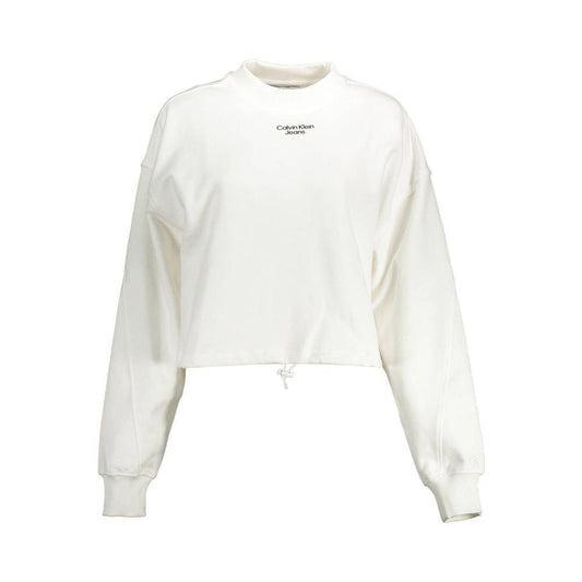Calvin Klein Bianco Cotton Woman Sweatshirt