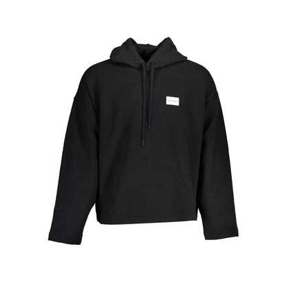 Calvin Klein Black Cotton Men Sweatshirt