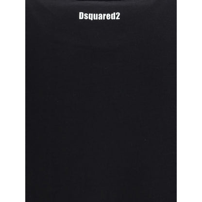 Dsquared² Black Cotton T-Shirt Dsquared²