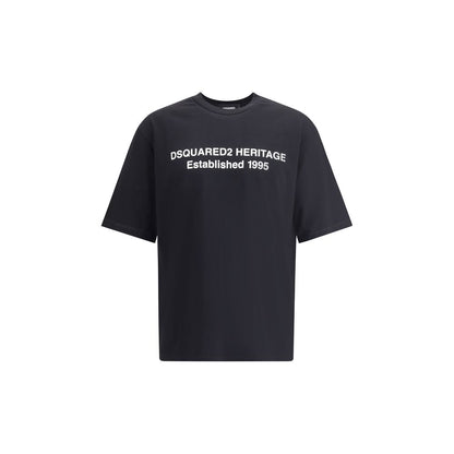 Dsquared² Black Cotton T-Shirt Dsquared²