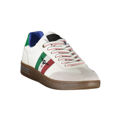Esercito 1659 White Polyurethane Men's Sneaker