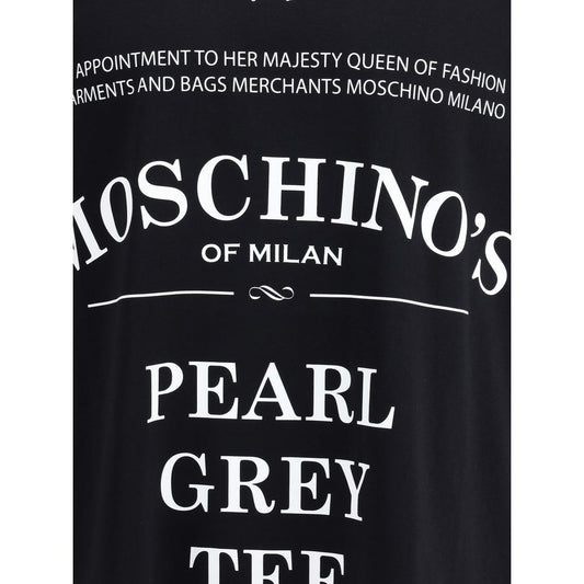 Moschino Black Cotton T-Shirt Moschino