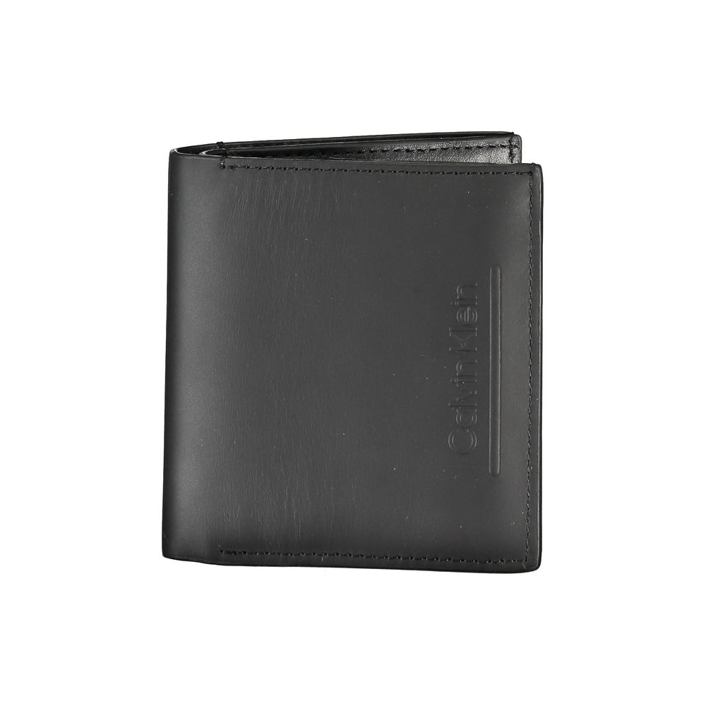 Calvin Klein Black Leather Wallet Calvin Klein
