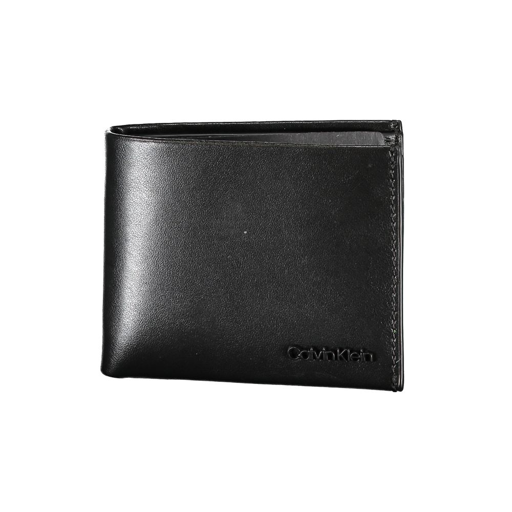 Calvin Klein Black Leather Wallet Calvin Klein