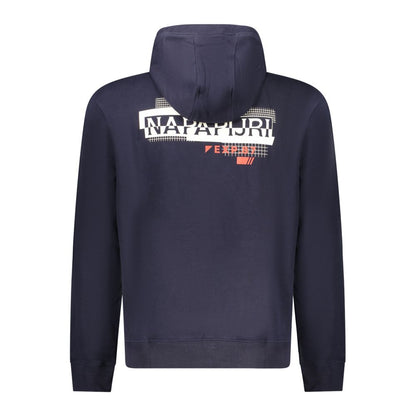Napapijri Blue Cotton Sweatshirt Napapijri