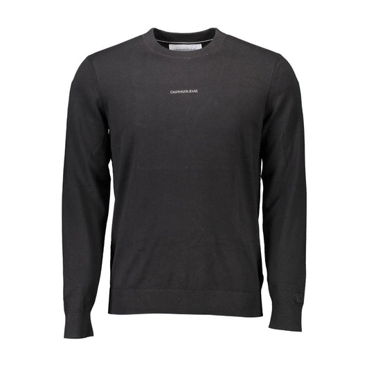 Calvin Klein Black Cotton Men's Sweater Calvin Klein