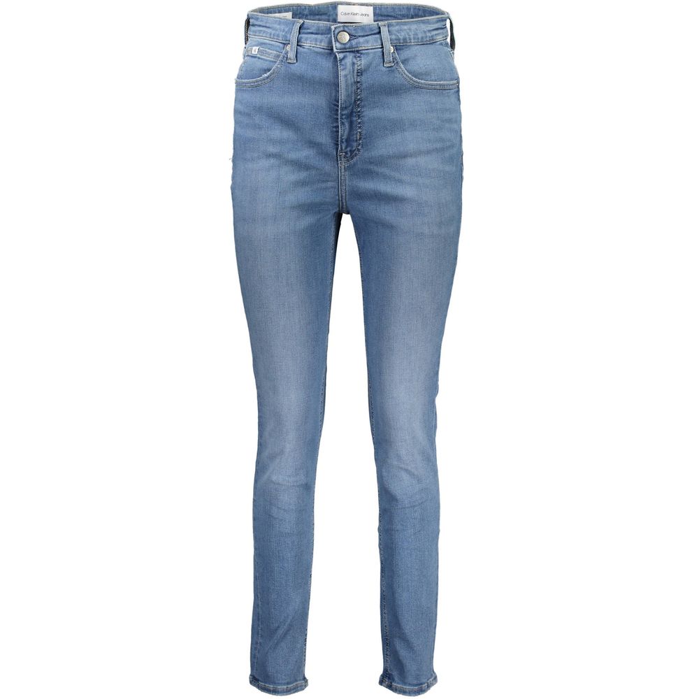 Calvin Klein Azzurro Cotton Women Jeans