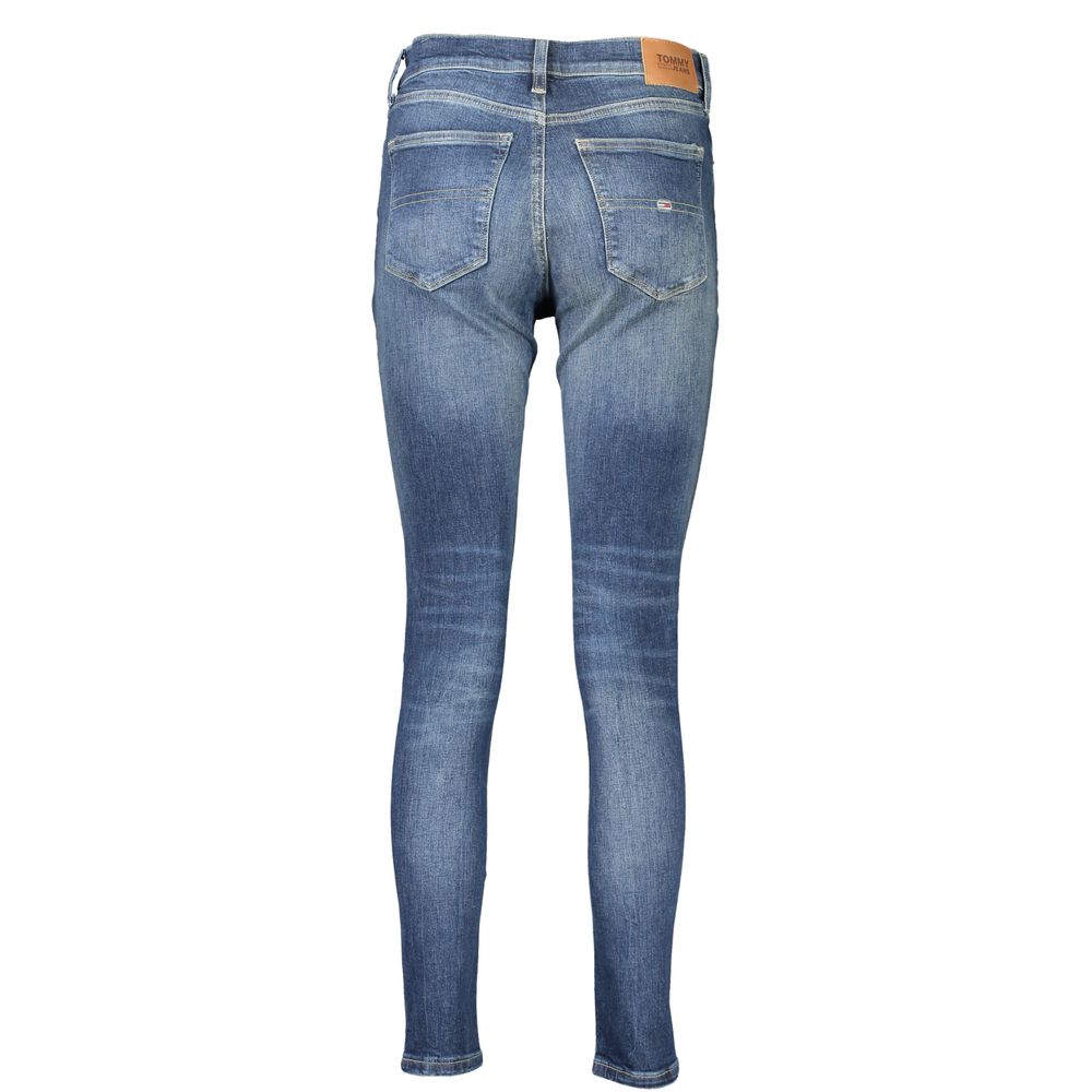Tommy Hilfiger Blue Cotton Skinny Jeans Tommy Hilfiger